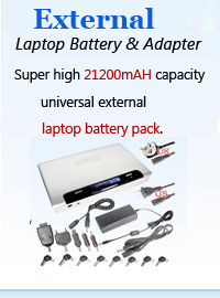 External laptop battery