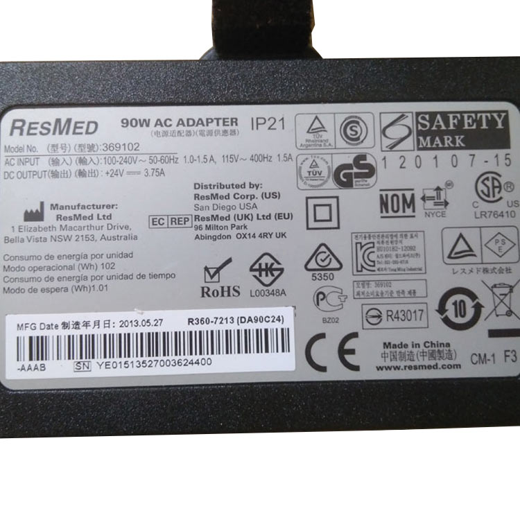 RESMED 369102 battery