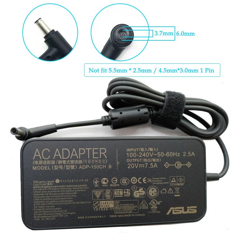 Replacement Adapter for Asus Adapter