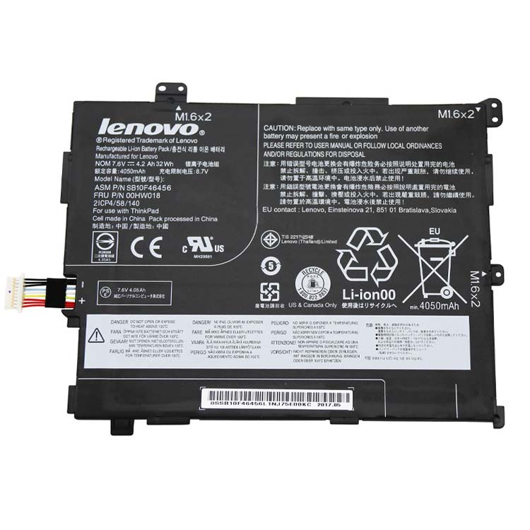 Replacement Battery for LENOVO SB10F46454 battery