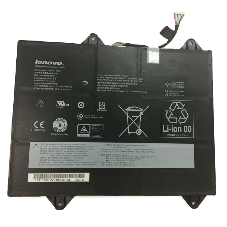 Replacement Battery for LENOVO 3ICP5/46/75-2 battery