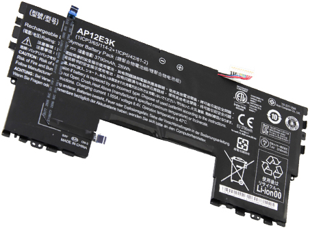 Replacement Battery for ACER AP12E3K battery