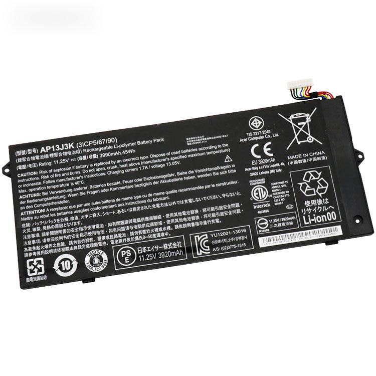 Replacement Battery for ACER AP13J3K battery