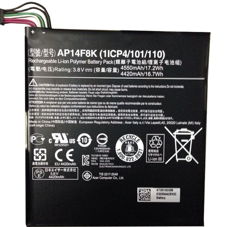 Replacement Battery for ACER KT.0010G.008 battery