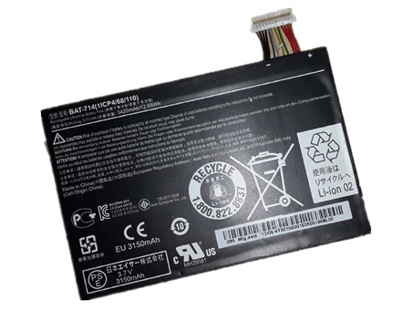 Replacement Battery for ACER BAT-714 battery