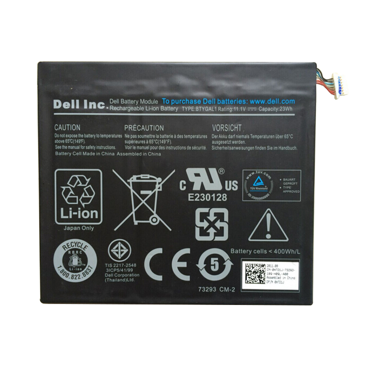 Replacement Battery for DELL  battery