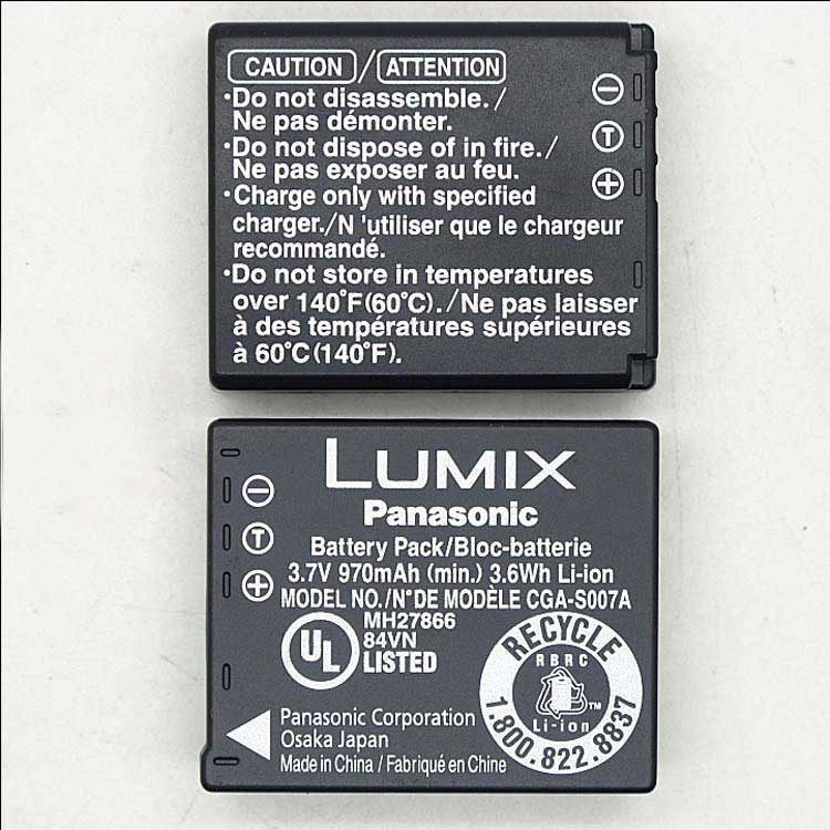 PANASONIC Lumix DMC-TZ2EB-K battery