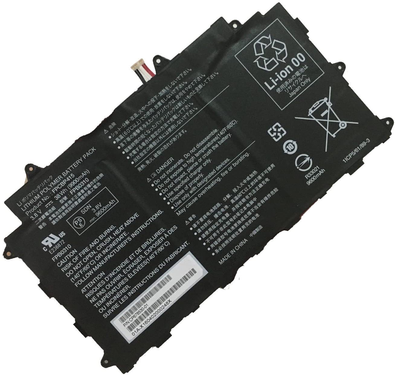 Replacement Battery for Fujitsu Fujitsu Stylistic FARQ55S Series Tablet battery