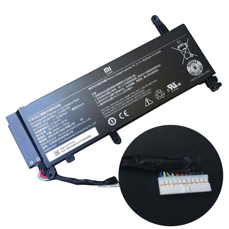 Replacement Battery for XIAOMI Gaming Laptop 7300HQ 1060 battery