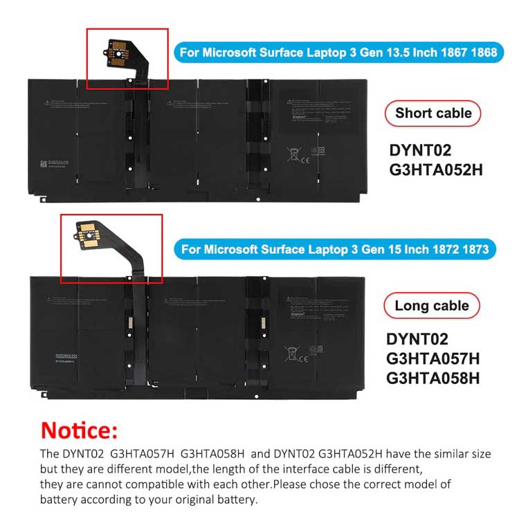 MICROSOFT G3HTA052H battery