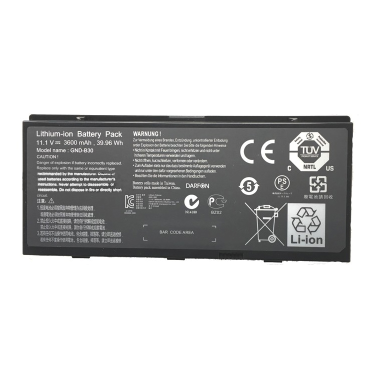 Gigabyte M1405 X7 X3 Plus v5 X... battery