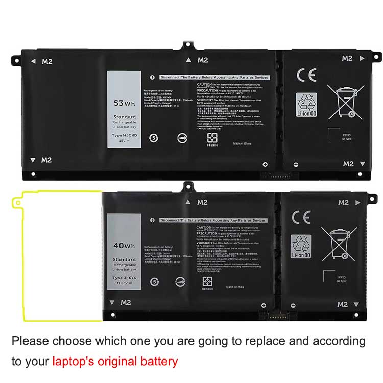 DELL JK6Y6 battery