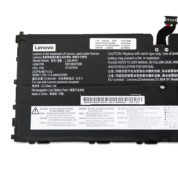 Lenovo Lenovo Thinkpad X1 Tablet gen 3 battery