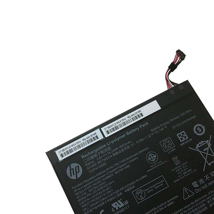 HP HP PRO WINDOWS TABLET 408 G1 I508O battery