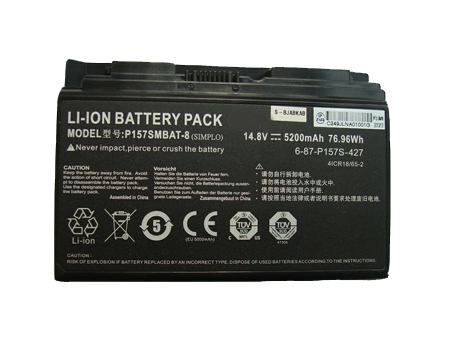Replacement Battery for CLEVO Sager NP8250 Series battery