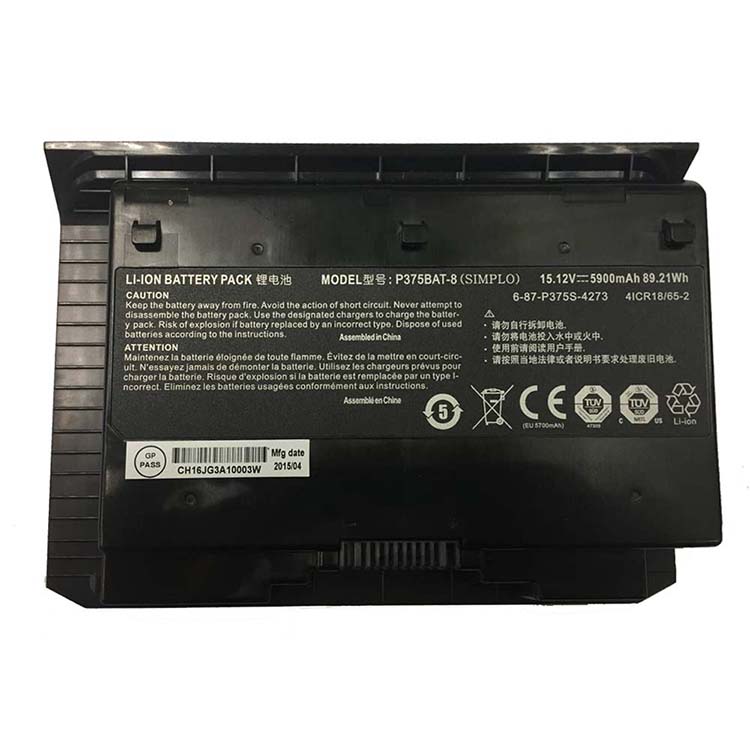 Replacement Battery for Clevo Clevo p370em battery