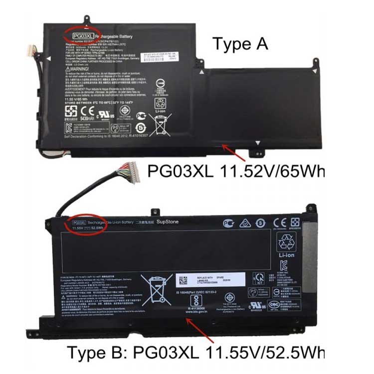 HP  battery