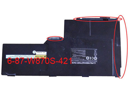 Replacement Battery for CLEVO 6-87-W870S-421A battery