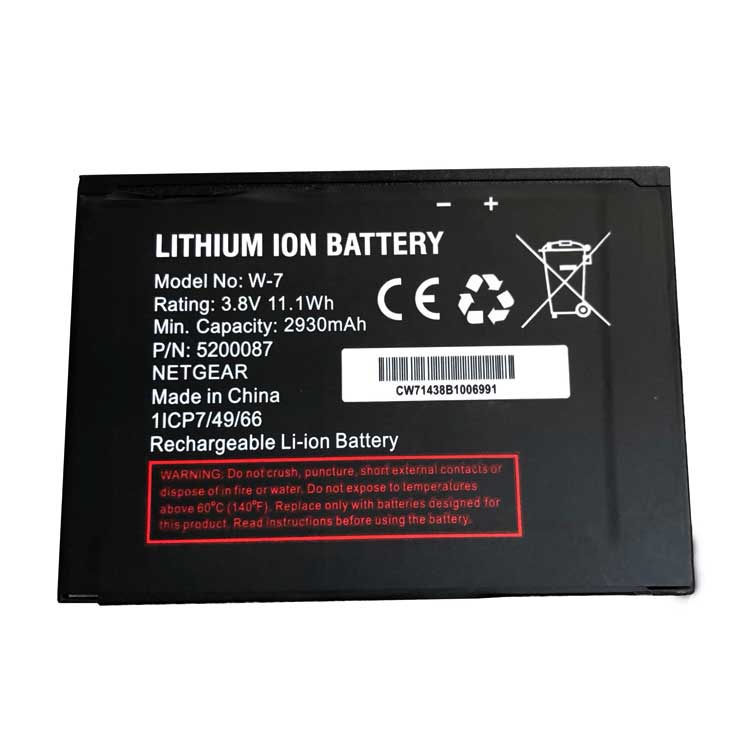 Replacement Battery for NETGEAR W-7 battery