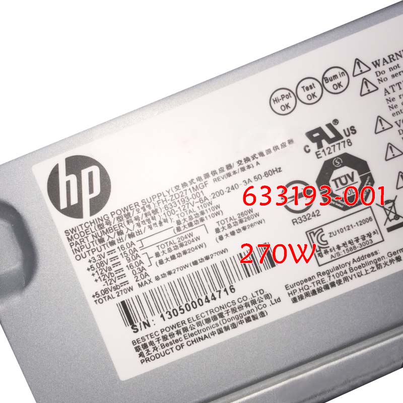 HP 633193-001 Power Supply